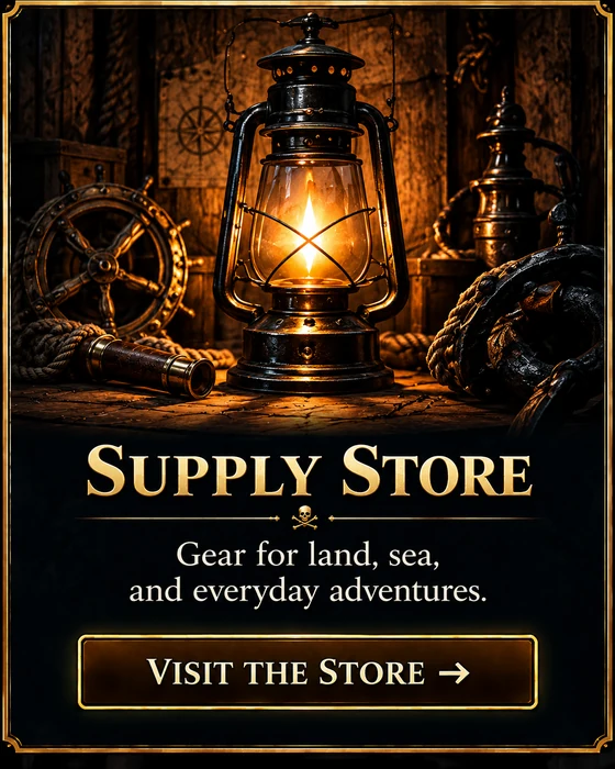 Supply Store — gear for land, sea, and everyday adventures. Visit the store.