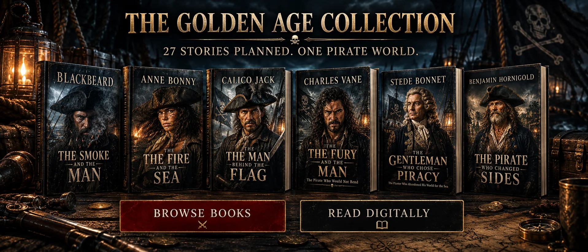 Six Dark Tides books in the Golden Age Collection