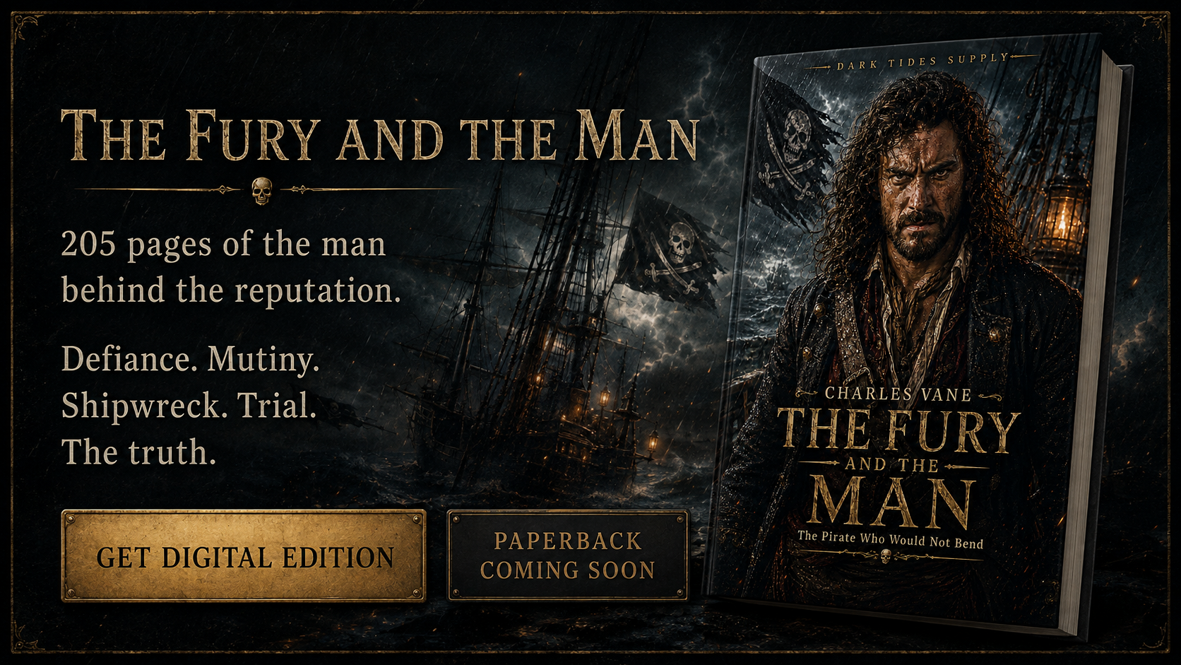 Charles Vane: The Fury and the Man book presentation